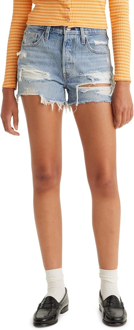 Levi's Women's Premium 501 Original Shorts ​​​​​(Also Available in Plus) | Amazon (US)