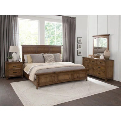 Dukene 4 Piece Queen Bedroom Set - Bed, Dresser, Mirror, And Nightstand | Wayfair North America