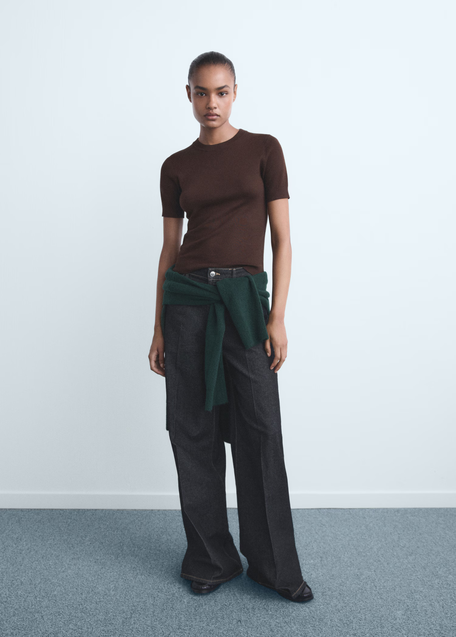 High-waisted wide-leg jeans | Mango (US/MX/AU)