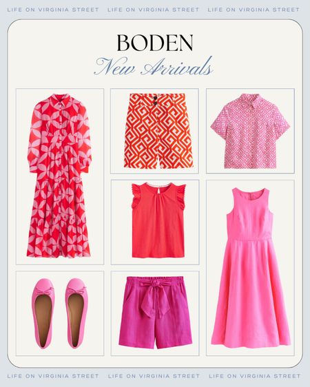 The cutest new outfit arrivals from Boden! I’m loving these colorful outfits featuring solids and graphic prints in this short dress, bermuda shorts, ruffle sleeve top, cropped button up top, pink ballet flats, belted shorts, sundress and more!
.
#ltkover40 #ltkfindsunder50 #ltkfindsunder100 #ltkstyletip #ltkworkwear #ltkwedding #ltktravel #ltkshoecrush #ltksalealert #ltkmidsize

#LTKfindsunder100 #LTKsalealert #LTKover40