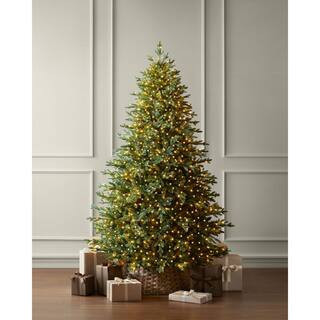 7.5 ft Park City Spruce LED Pre-Lit Tree with Timer T25 | The Home Depot
