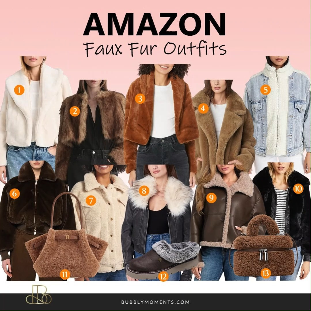 Cozy meets chic! 🤎 These faux fur fashion finds are perfect for adding a luxe touch to your fall and winter wardrobe. From stylish jackets and coats to trendy layers, these pieces make it easy to create effortless, elevated outfits. Pair them with jeans and boots for a casual look or dress them up for a night out. ✨ Save these finds for your next outfit refresh and tap to shop! 🛍️
#LTKootd #LTKStyle #LTKFinds #FauxFur #WomensFashion #WinterFashion #FallFashion #AmazonFashion #AmazonFinds #FashionFinds #OutfitInspo #StyleInspo #CozyStyle #ChicStyle #FashionMustHaves #WardrobeEssentials 

 