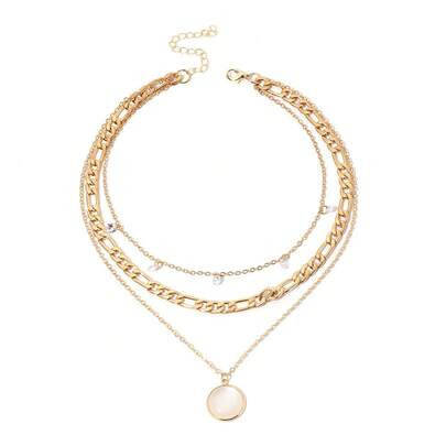 Multi-Layer Necklace For Women, Ins-Style, Unique Design, Niche High-End Crystal Choker Collarbone Chain | SHEIN