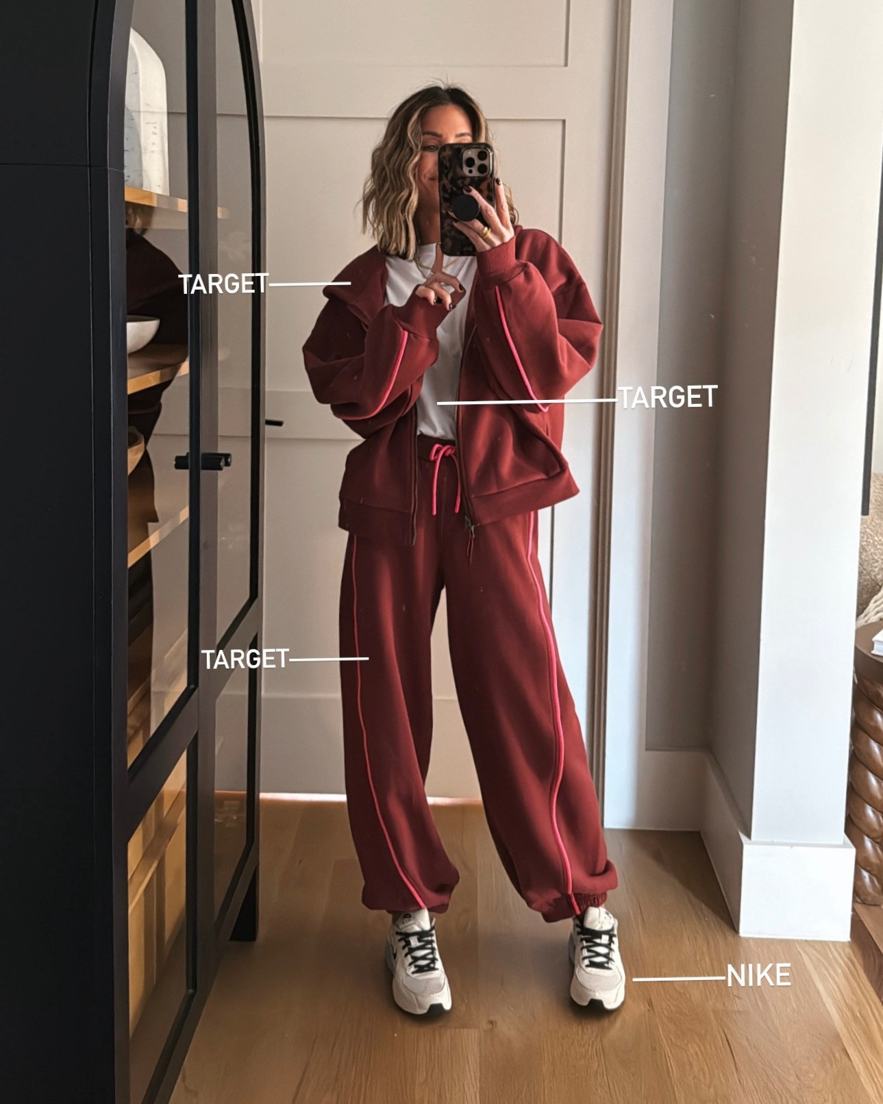 New set from Target. So fun and cute color options! Reminds me of Aviator Nation. 
Small in zip-up, xs in pants. 


#LTKSeasonal #LTKFindsUnder50 #LTKStyleTip