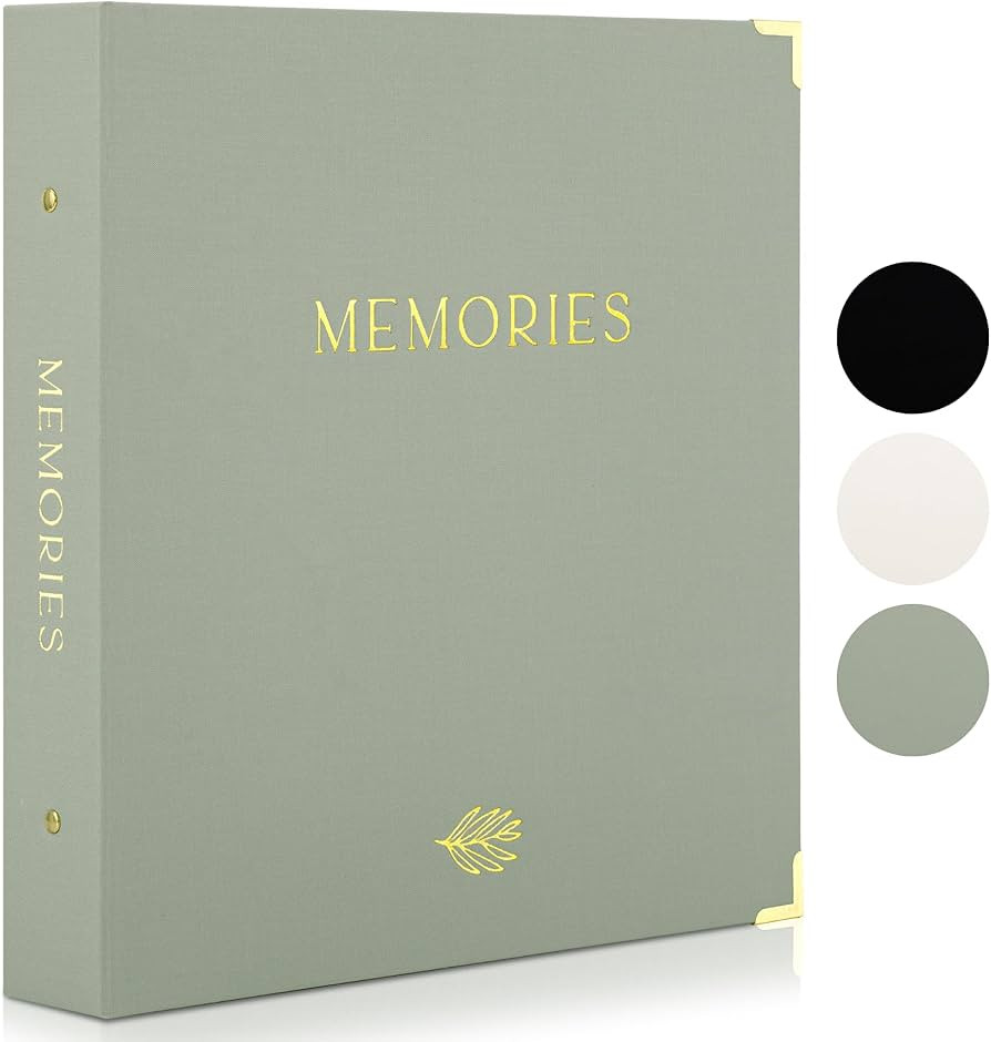 Beautiful Linen Photo Album For 4x6 Photos - Safely Holds Up To 500 Pictures of Unique Memories -... | Amazon (US)