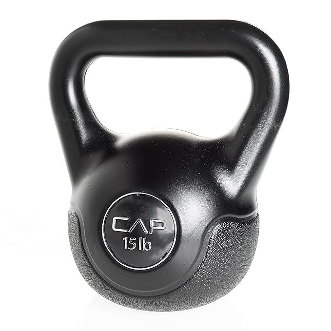 CAP Barbell Vinyl Coated Cement Kettlebell | Amazon (US)