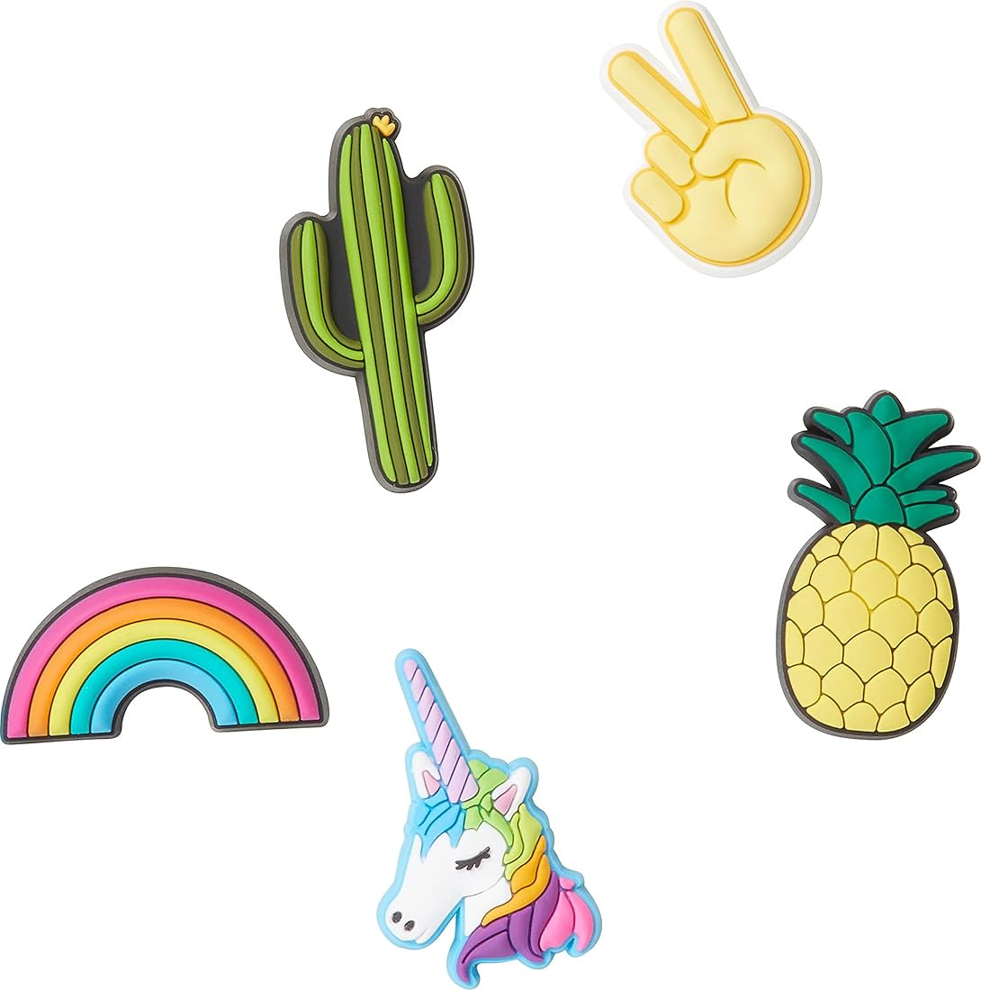 Crocs Jibbitz 5-Pack Unicorn Shoe Charms | Amazon (US)