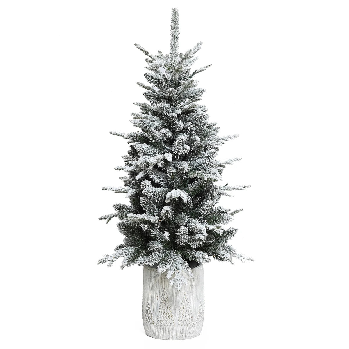Hannia 4' Lighted Battery-Operated with Timer Artificial Pine Christmas Tree | Wayfair North America
