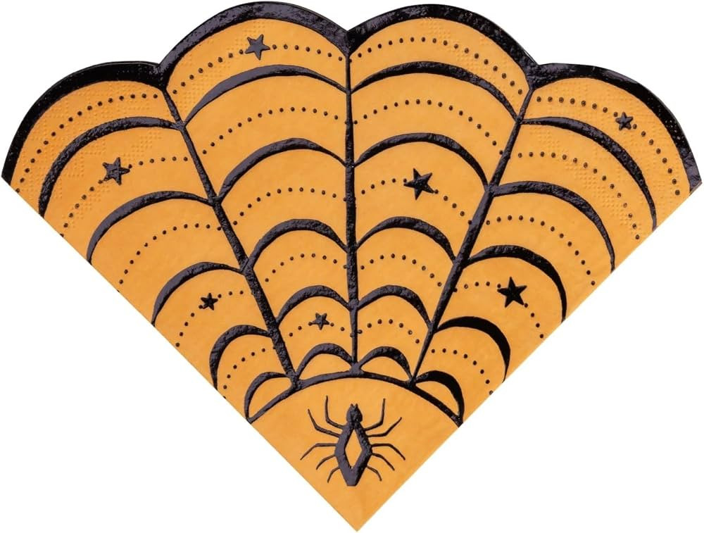 Bonjour F\u00eate Art Deco Vintage Halloween Napkins, Pack of 20, 6.5" | Amazon (US)
