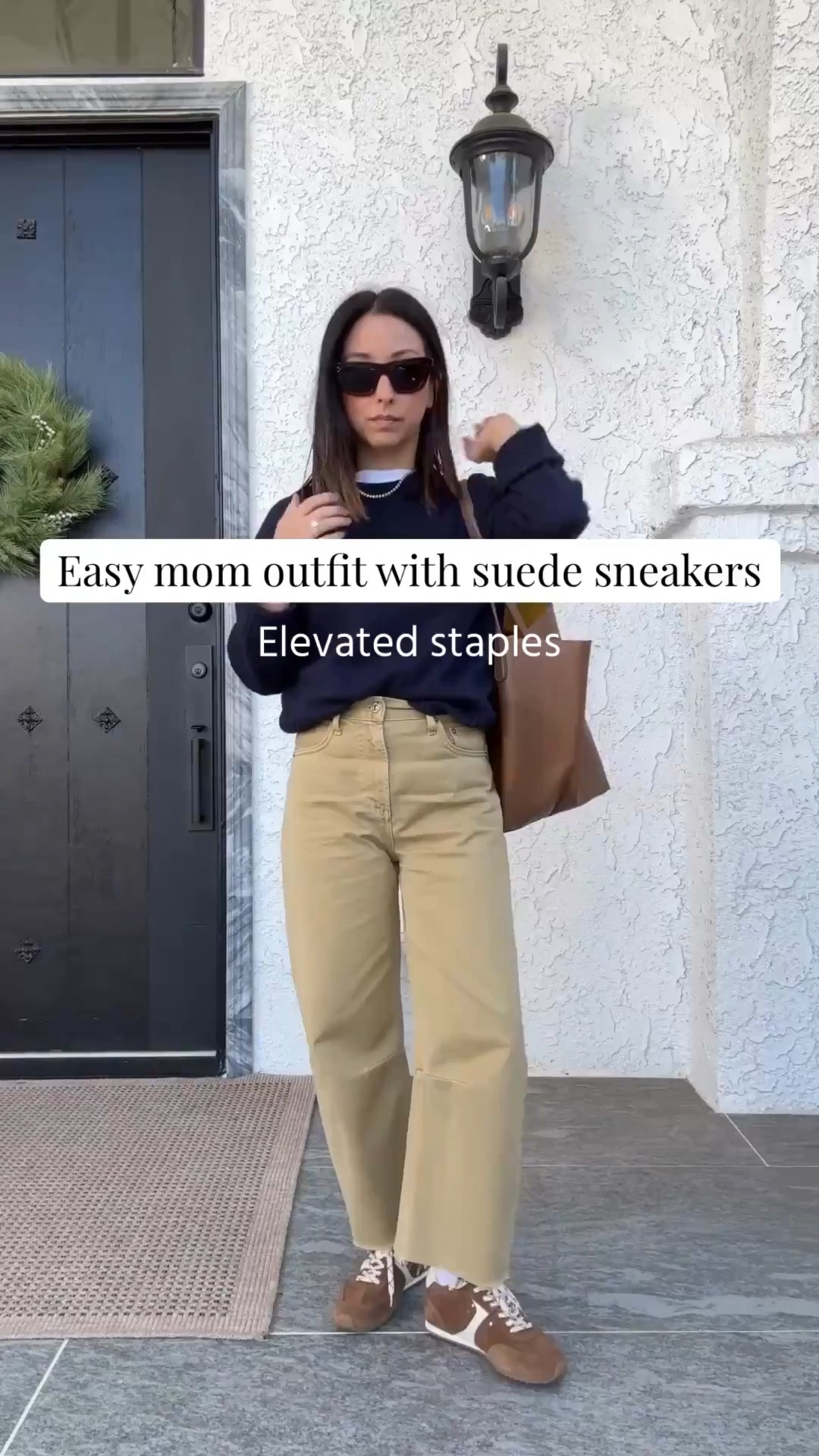 Easy mom outfit headed to lunch. These are some of my favorite jeans. This color in particular runs big, I size down 2. 

Everlane cotton sweater xs 
Everlane tee medium
Citizens of Humanity jeans 23, cut hems. 
Larroude sneakers 6, run small
Mansur Gavriel tote 
Celine sunglasses 
Dorsey James necklace 15"

Petite style, mom outfits, sneakers, fall outfit la

#LTKootd #LTKmomlife #LTKPetite