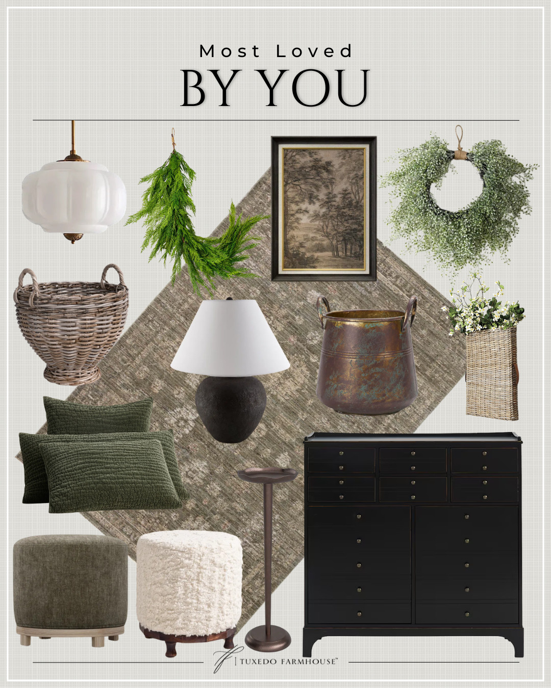 Your most-loved finds are full of beautiful texture and timeless style! 🤎 Rich greens, warm woven accents, vintage-inspired artwork and classic black pieces make these favorites so easy to mix into your home. It’s always fun seeing which pieces you all are loving most!

#LTKHome #LTKStyleTip #LTKSeasonal #HomeDecor #AmazonHome #FallDecor #NeutralHome #HomeFavorites 

 #LTKSeasonal #LTKHome #LTKSaleAlert