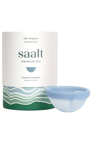 saalt Regular Menstrual Disc in Coastal Blue. | Revolve Clothing (Global)