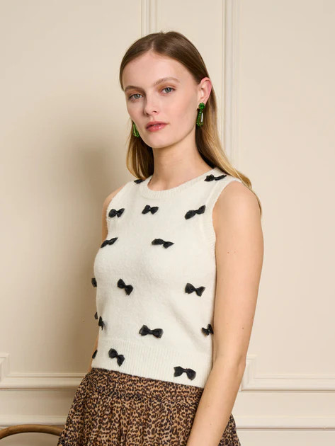 Dauphine Bow Knitted Vest | Sister Jane (UK)