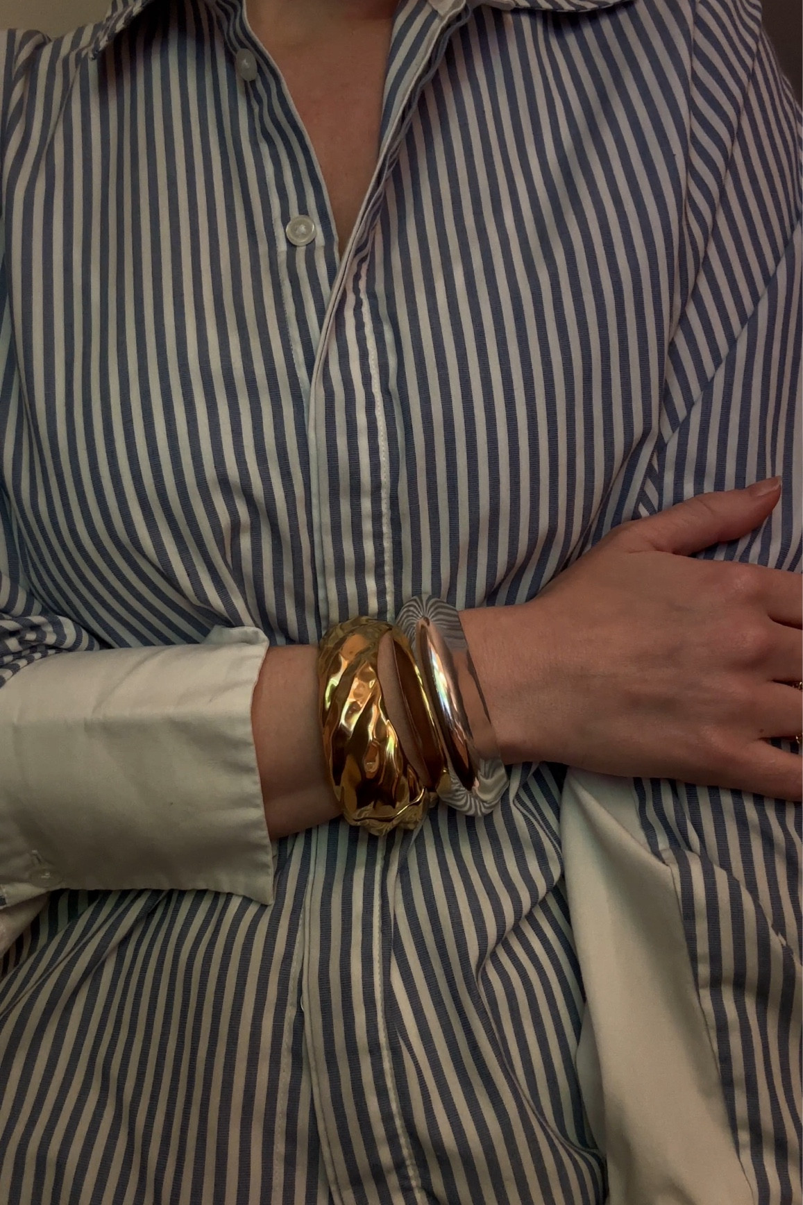 stripped button ups & stacks 