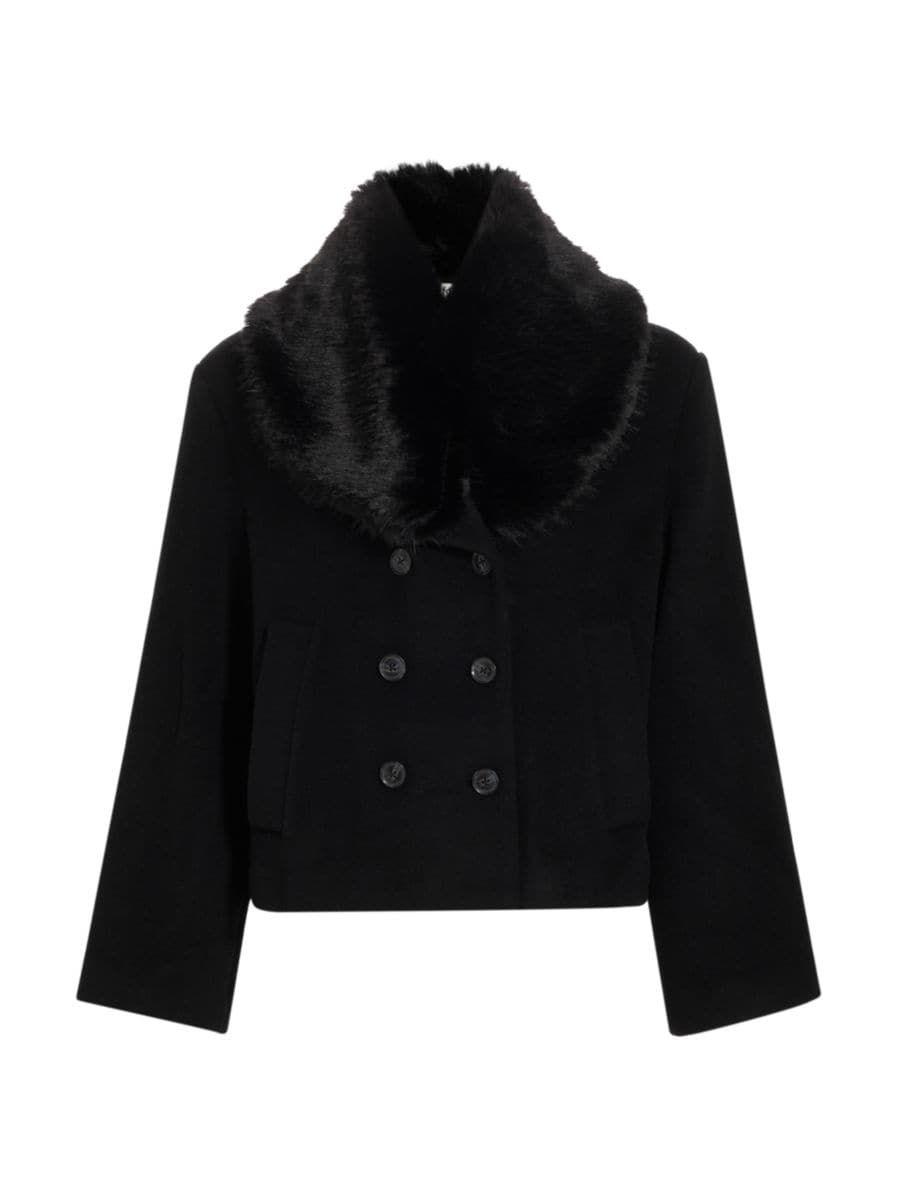 Scarlet Faux-Fur Short Coat | Saks Fifth Avenue
