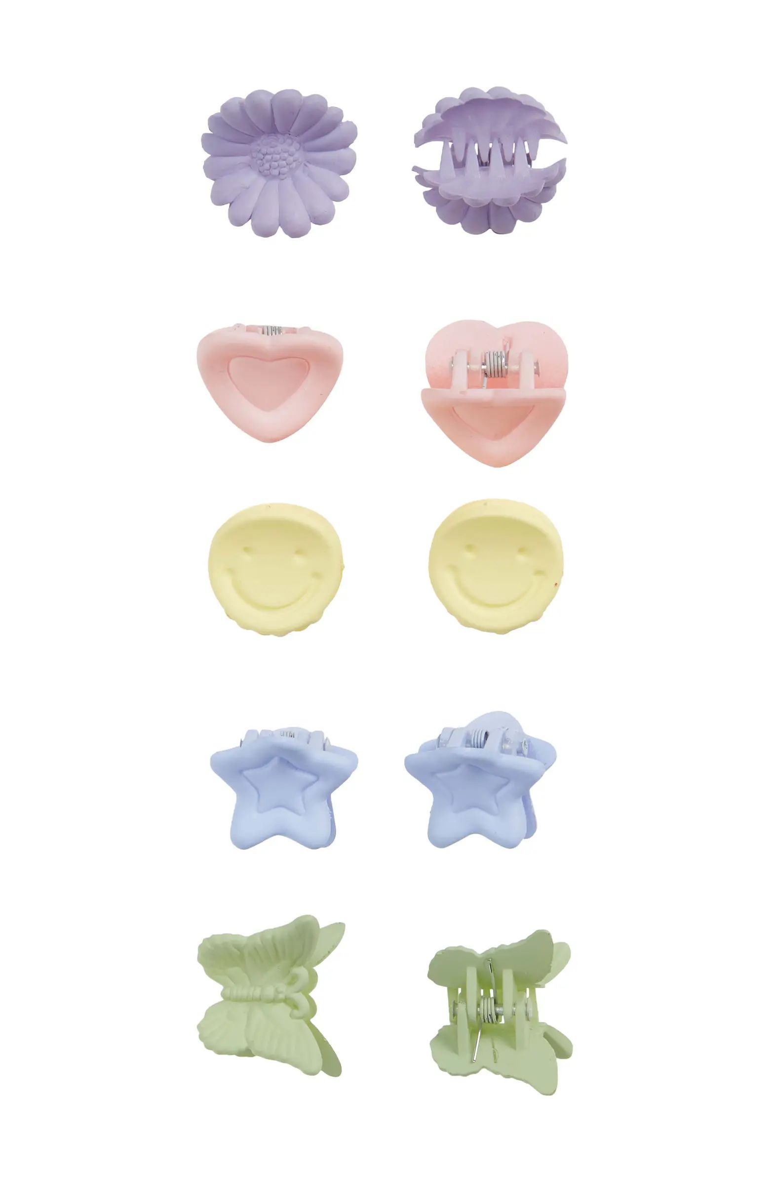 Capelli New York Kids' 10-Pack Assorted Claw Hair Clips | Nordstrom | Nordstrom
