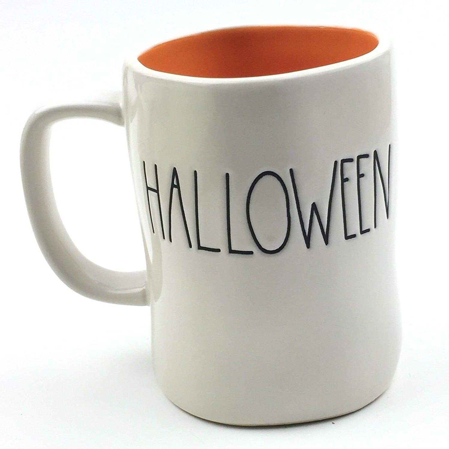 Rae Dunn Magenta HAPPY HALLOWEEN Mug Coffee Tea Orange Interior Cup - Walmart.com | Walmart (US)