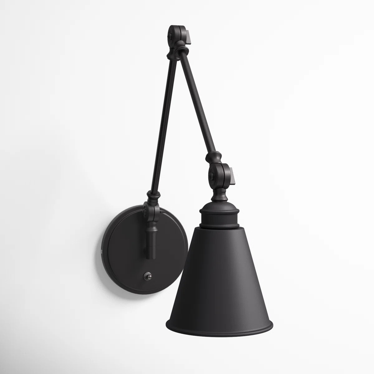 Beckham 1 - Light Plug-in Swing Arm in English Bronze | Wayfair North America