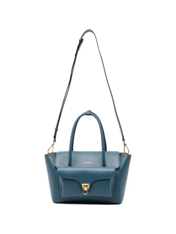 medium Double Beat top-handle leather tote bag | Farfetch Global
