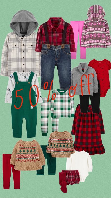 Kids clothes 50% off!!! 

#LTKSeasonal #LTKHolidaySale #LTKkids