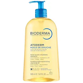 Bioderma Atoderm Shower Oil, Cleansing Oil For Face & Body, Nourishing Cleansing Oil For Dry to A... | Amazon (US)