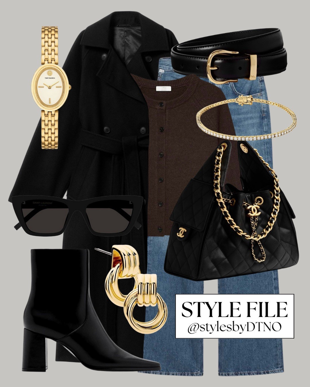 Styling a chocolate brown cashmere cardigan with a Weekday wool blend tie belt coat, Citizens of Humanity wide leg jeans, Mango block heel ankle boots, and a Chanel quilted handbag (affordable alternatives are listed below)

Tags: Winter Outfit, Minimalist Fashion, Capsule Wardrobe 2026, OOTD, Neutral Fashion, Look For Less, Outfit Ideas, Elevated Chic, Quiet Luxury Style, High Street Fashion, Outfit Inspo, Wardrobe Essentials, Effortless Style, 

#LTKootd #LTKSeasonal