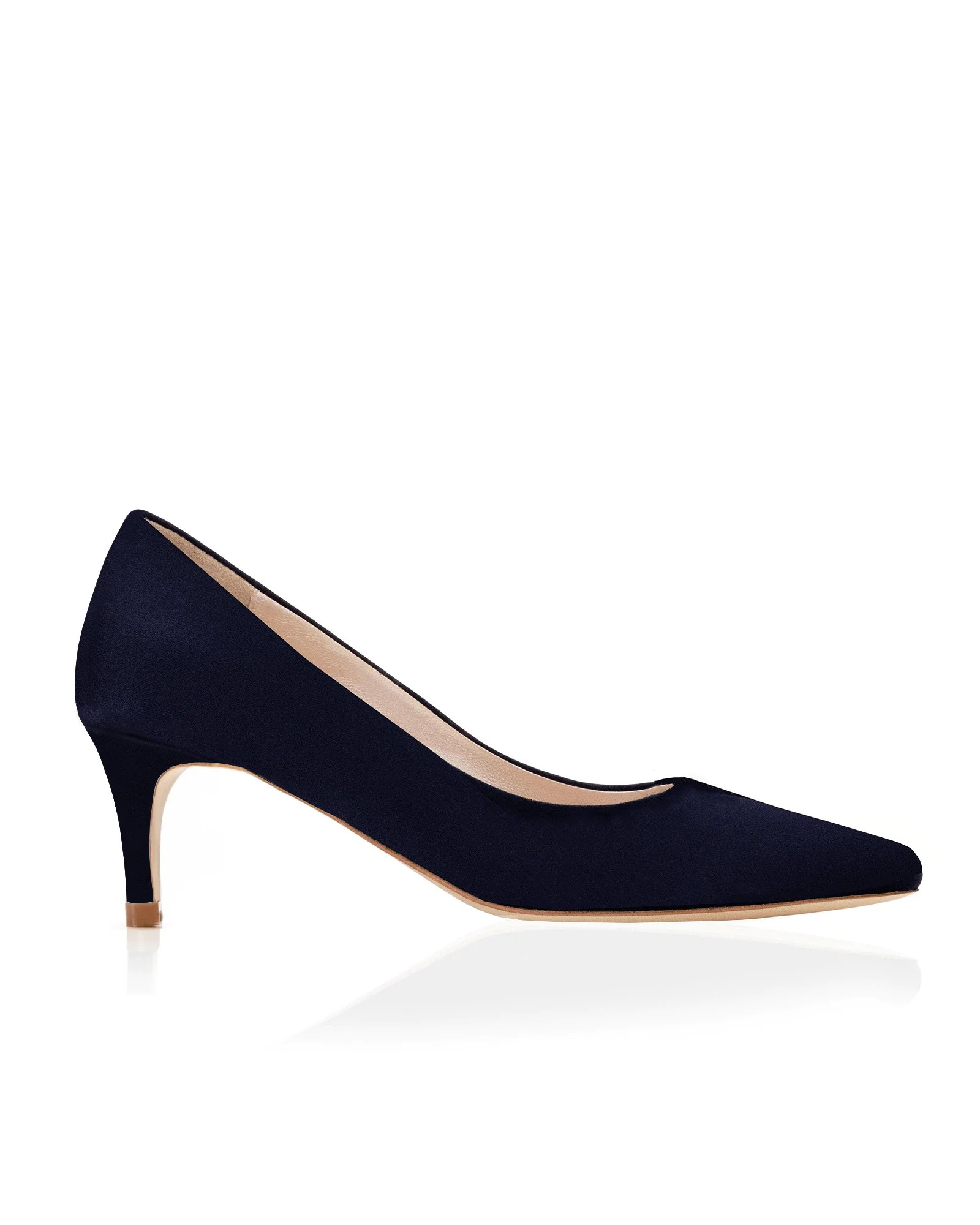 Tess Navy Suede
			Low Heel | Emmy London