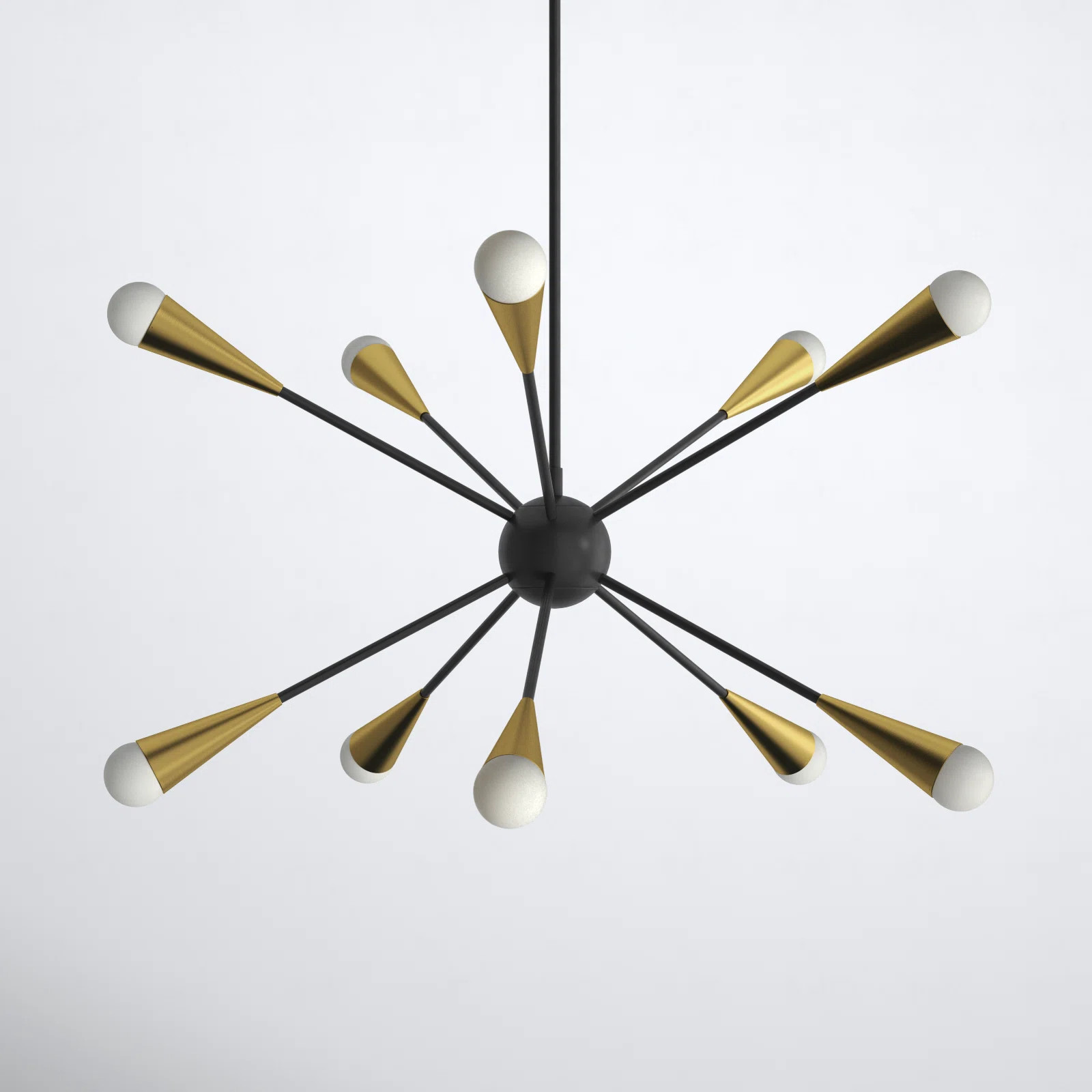 Addley 10 - Light Dimmable Sputnik Sphere Chandelier | Wayfair North America