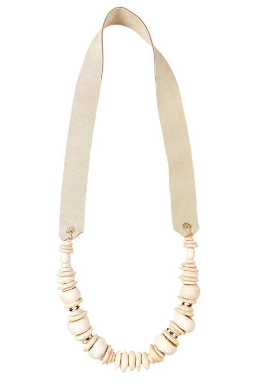 Mid Classic Necklace | White | Twine & Twig