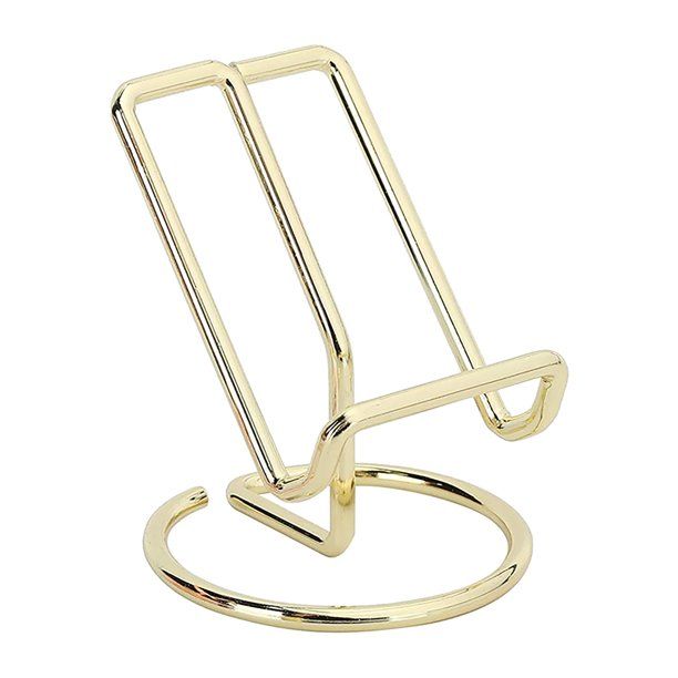 MOFUCA - Desktop Mount Practical Office Display Stand Stable Phone Holder Iron Wire Gift Gold - W... | Walmart (US)