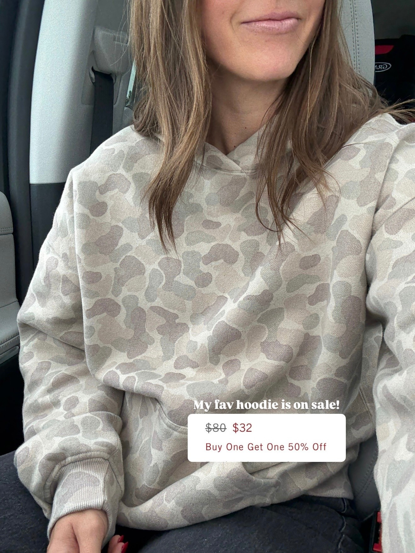 The coziest hoodie is on sale plus it’s BOGO 50% off! Only $24 when you buy two sweatshirts! Lots of colors to choose from. ￼

#LTKootd #LTKSaleAlert