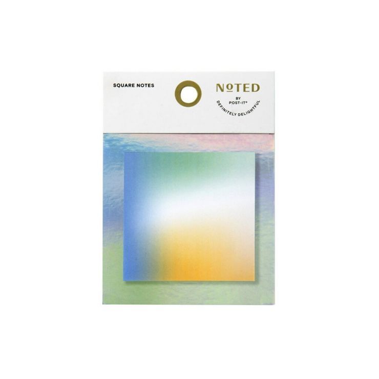Post-it Square Sticky Notes 3"x 3" Cool Iridescent | Target