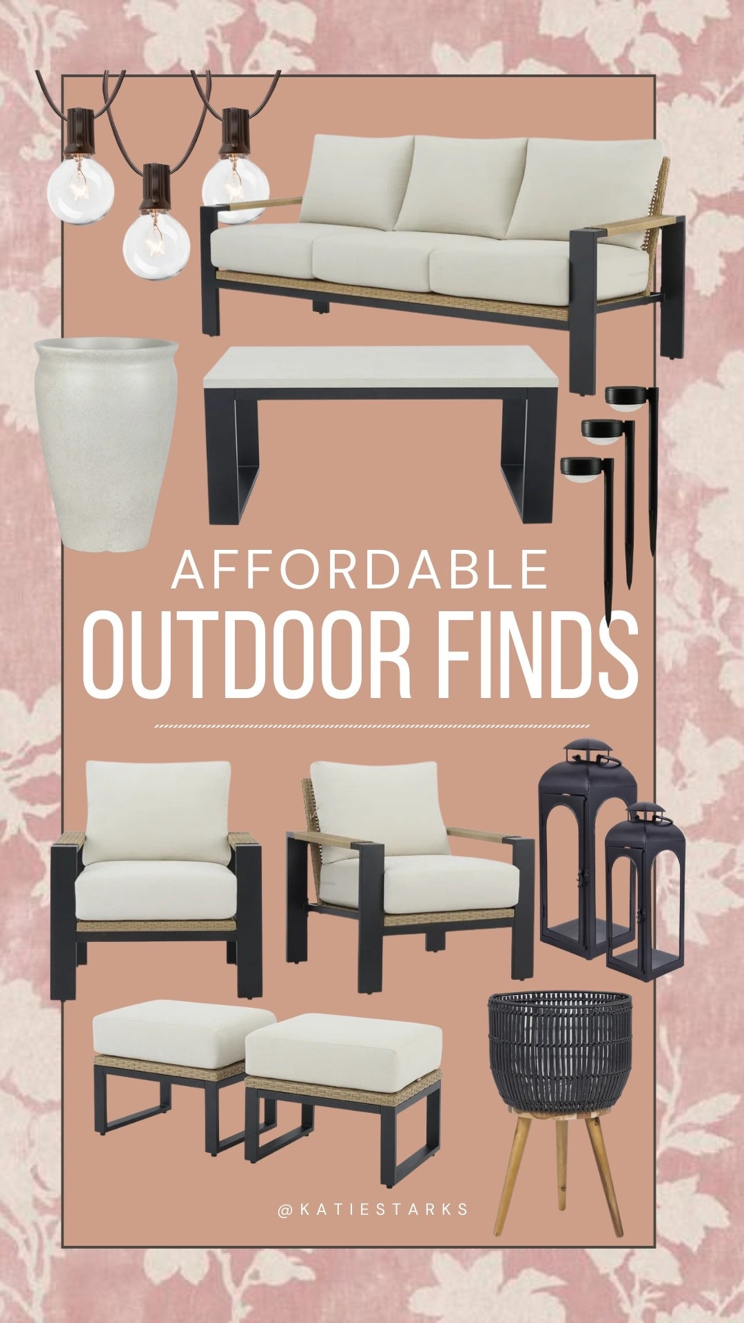 Affordable outdoor furniture, lighting and decor all at Walmart! 

#LTKHome #LTKSeasonal #LTKOver40