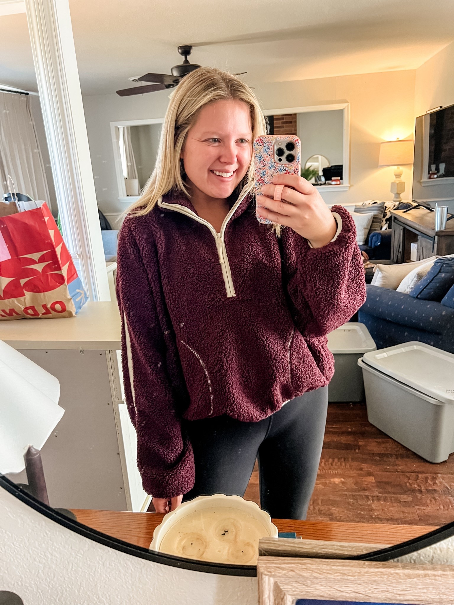 Old navy pullover. Sized up one for a more oversize fit

#LTKActive #LTKSaleAlert #LTKFindsUnder50