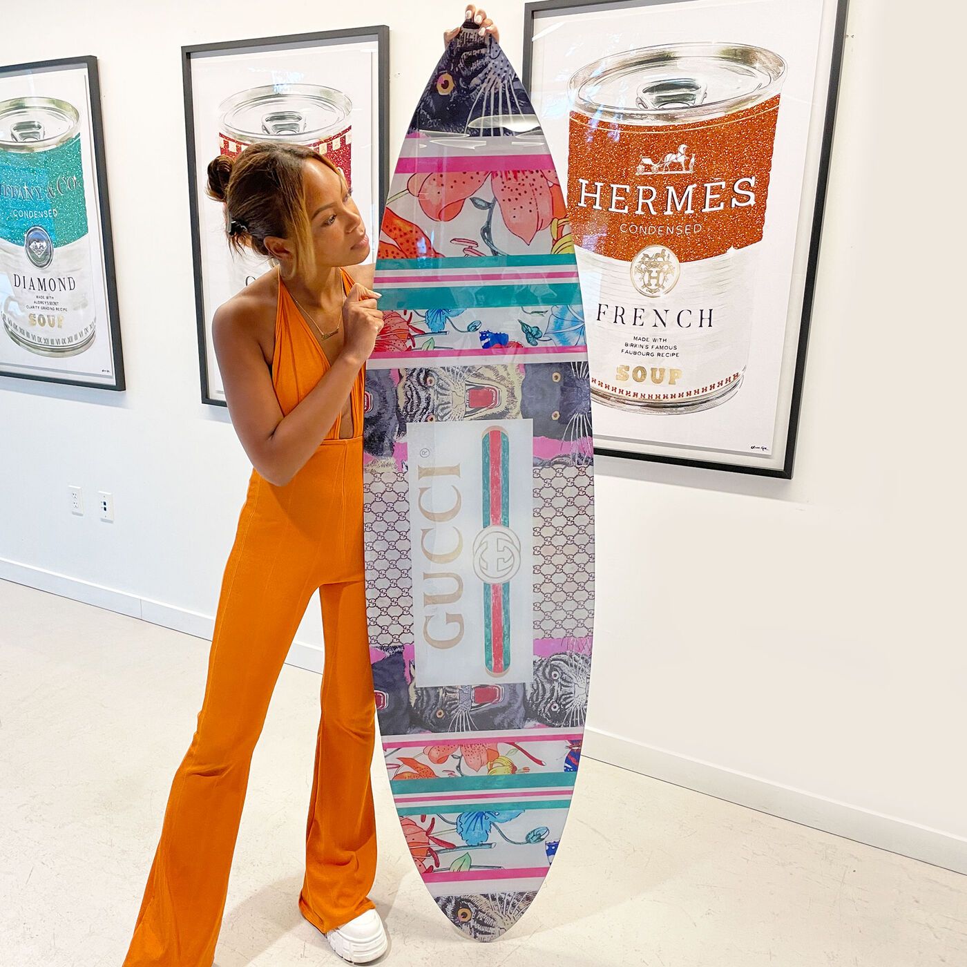 Grand Royal Fashion Surfboard | Wall Art by The Oliver Gal | Oliver Gal