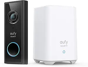 eufy Security, Video Doorbell S220 (Battery-Powered) Kit, Security Camera - 2K Resolution, 180-Da... | Amazon (US)