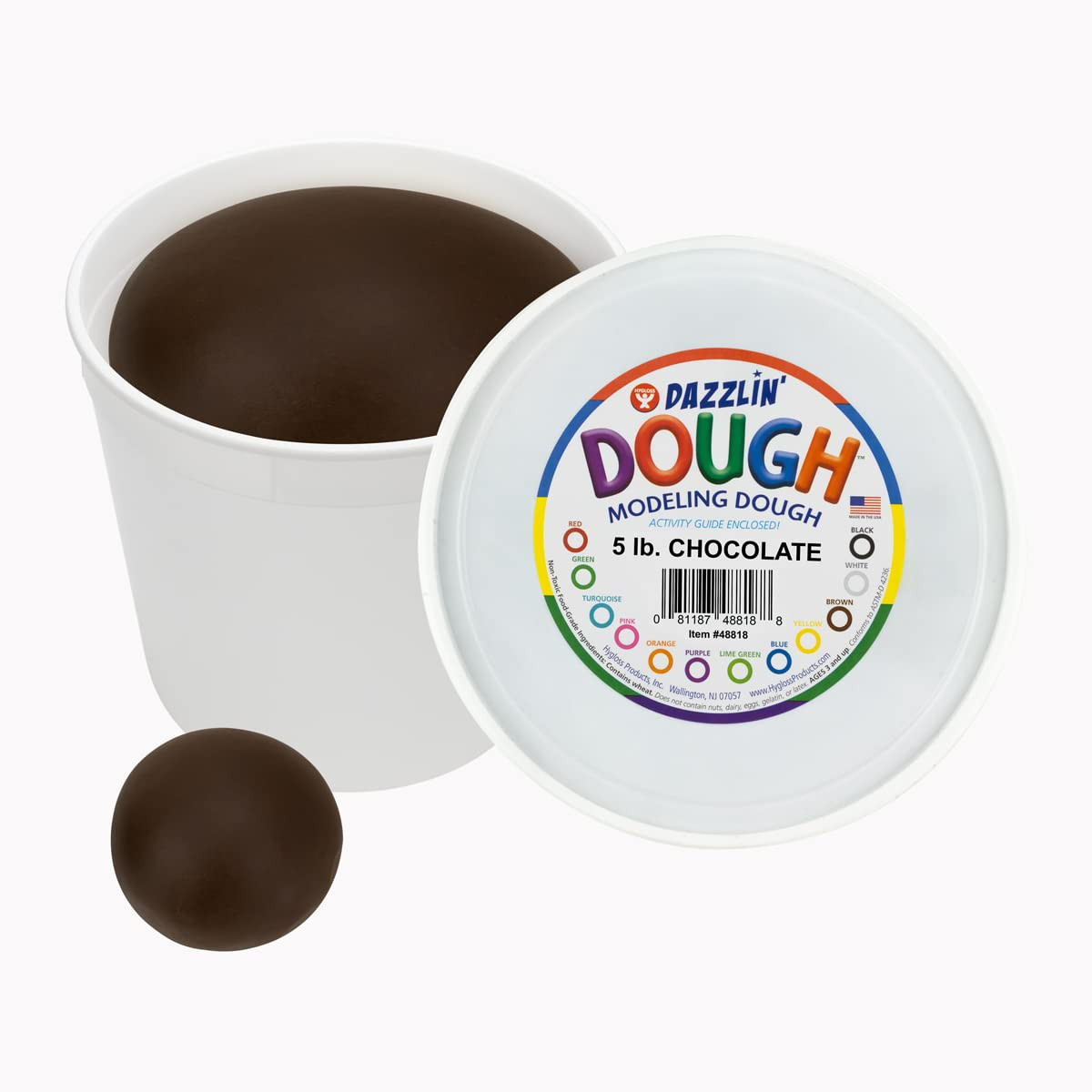 Hygloss Play Modeling Dough for Kids – Multicultural Skin Tones – Safe & Non-Toxic Sensory Do... | Amazon (US)