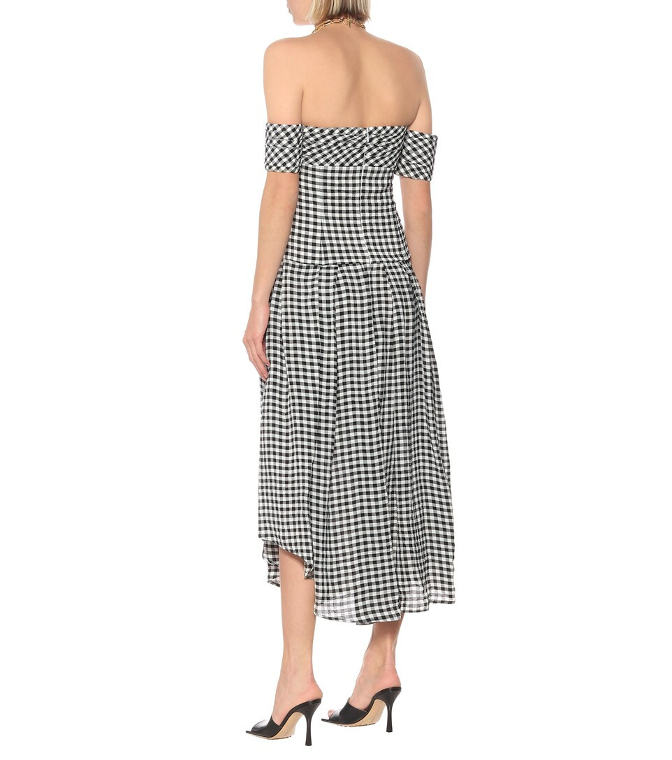 Exclusive to Mytheresa – Amanda gingham midi dress | Mytheresa (UK)