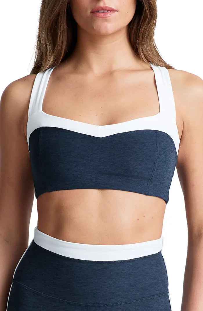 Space Dye Colorblock Sports Bra | Nordstrom