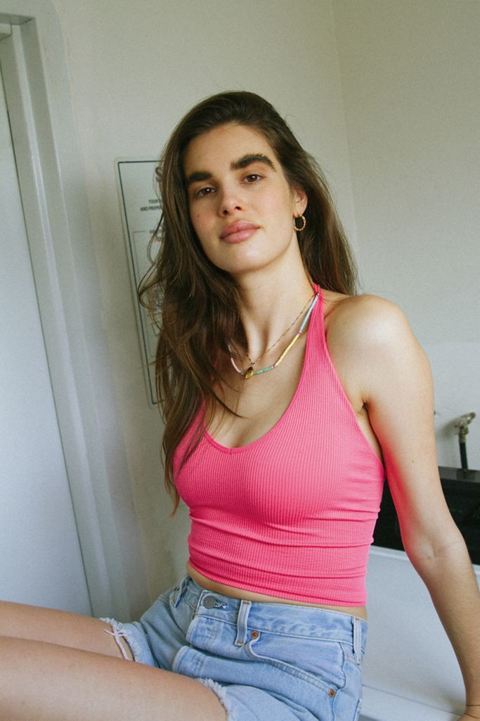 Out From Under Jackie Seamless Halter Bra Top | Urban Outfitters (US and RoW)