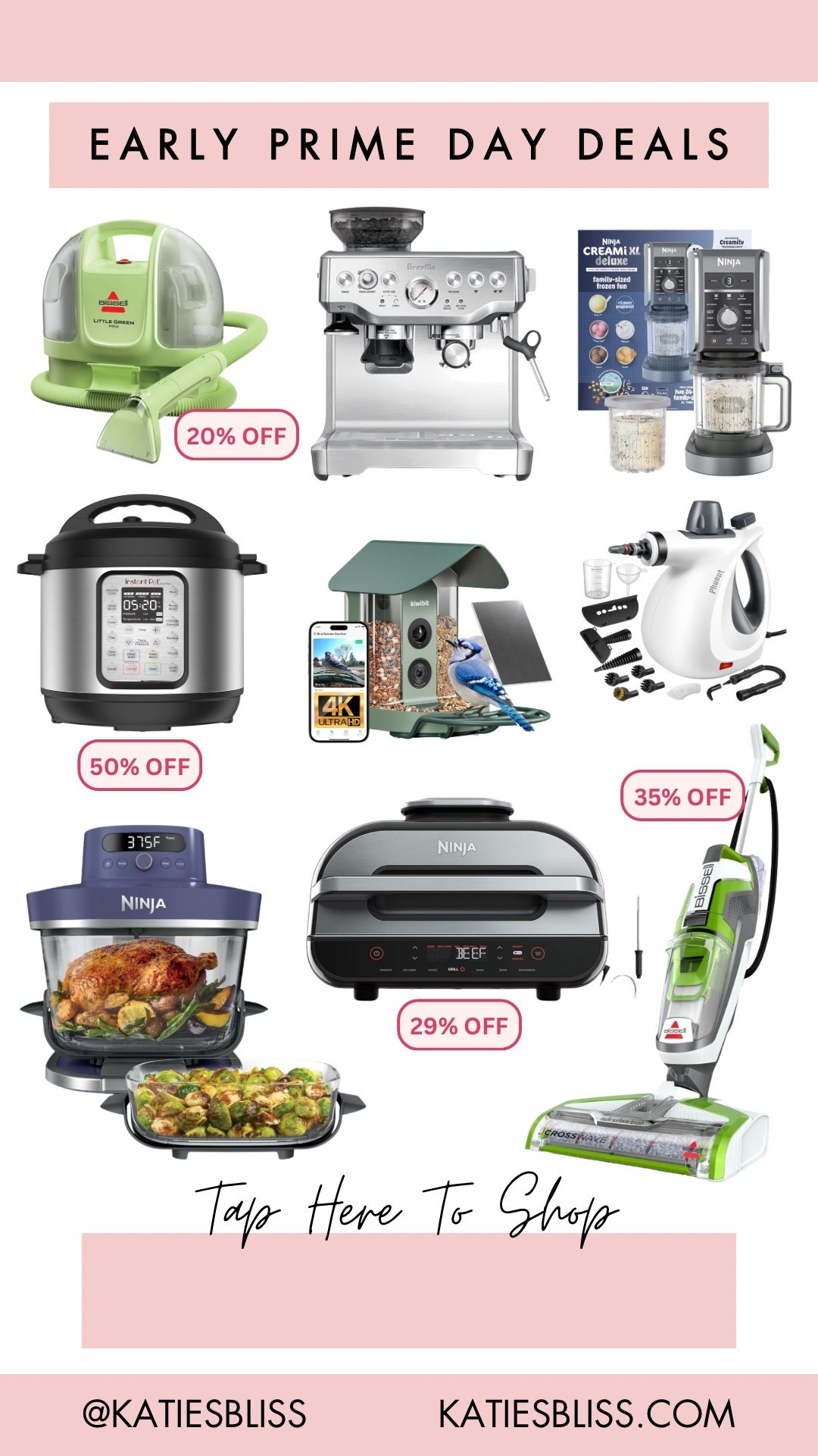 Early prime day deals ✨

Amazon. Prime day. Deal. Sale. Markdown. Home. Appliance. Kitchen. Cleaning. Instant pot. Ninja. Bissel. Coffee. Ice cream. Vacuum. Mop. Carpet cleaner.

#LTKmomlife #LTKHome #LTKSaleAlert