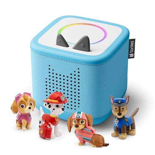Toniebox 2 Audio Player PAW Patrol Bundle for Kids 3+ with Chase, Marshall, Skye, and Liberty - Sky Blue | Amazon (US)