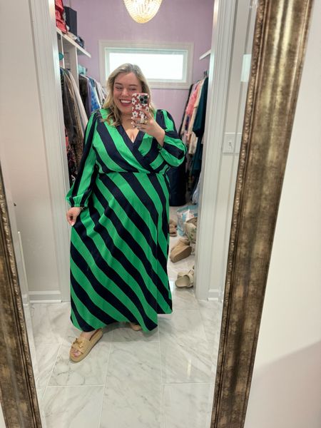 Saturday date night! I’m wearing this gorgeous striped dress from Lane Bryant 💚 currently on clearance and an extra 50% off! 

#LTKfindsunder100 #LTKplussize #LTKstyletip