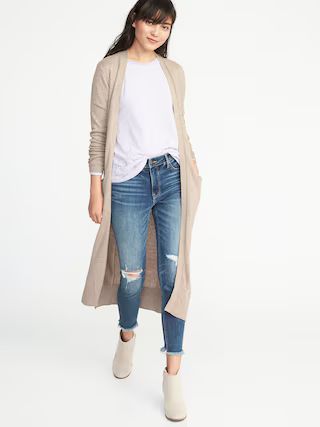 Super-Long Open-Front Duster for Women | Old Navy US