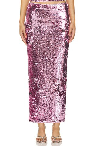 Lovers and Friends x Bridget Lilium Skirt in Pink from Revolve.com | Revolve Clothing (Global)