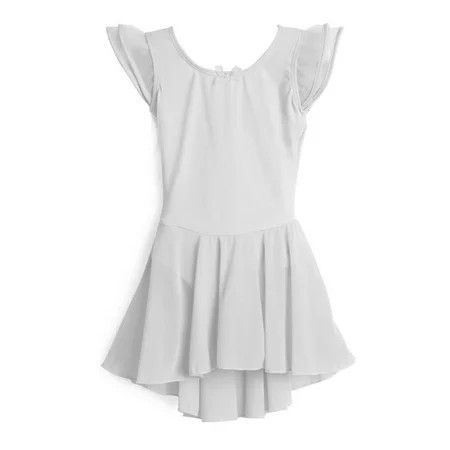 Elowel Girls Leotard Toddlers Dress for Gymnastics Dance Ballet Baby White Size 2-4 | Walmart (US)