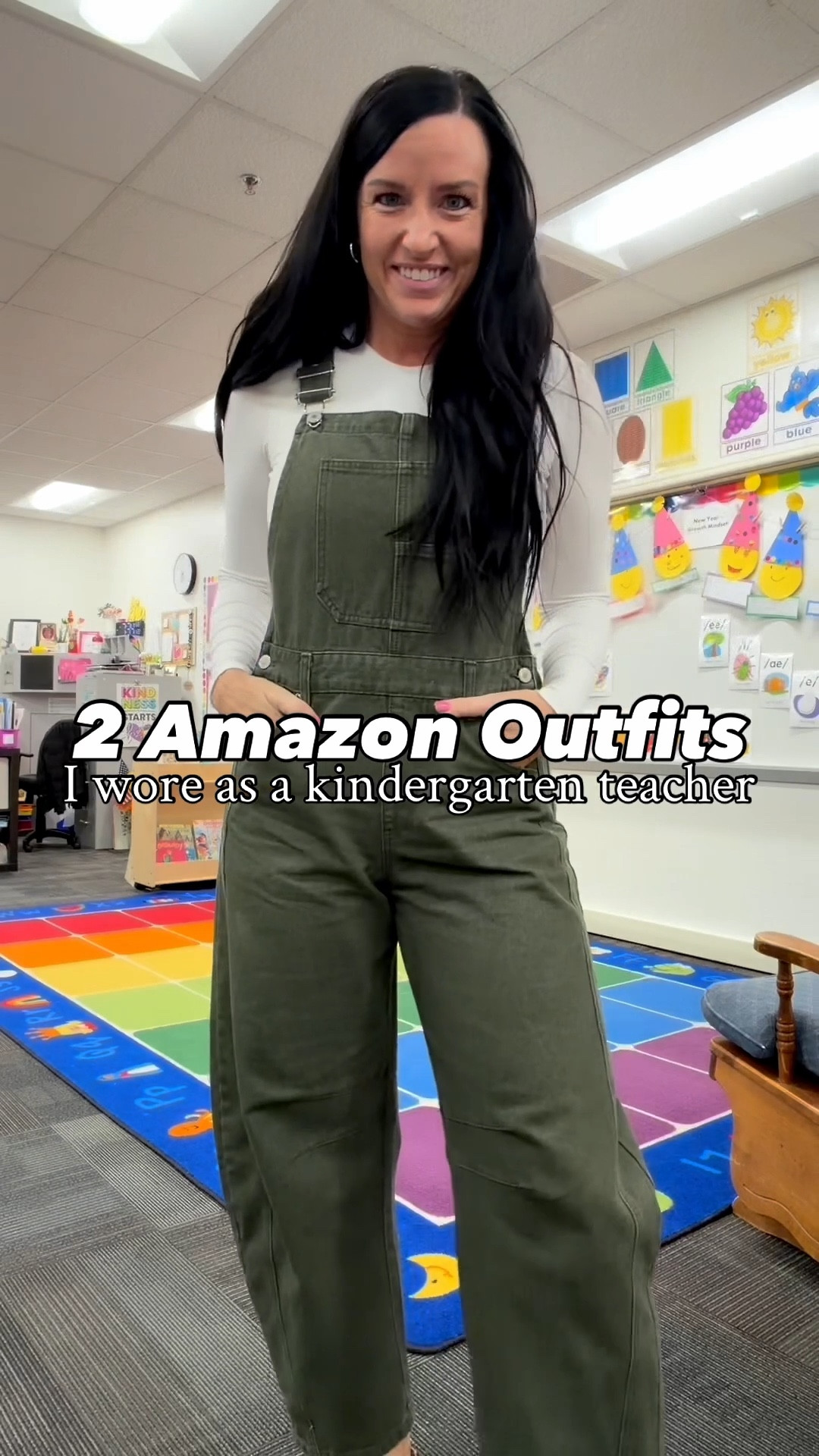 2 Amazon teacher outfits to wear in January! 💛


Size & fit info: (I am 5’5” for reference and usually wear a size 4/27 and small.)
FP-inspired barrel overalls outfit: I am in my normal size S! I would recommend sizing up if you have a longer torso. More colors!! The top is meant to fit tight. I’m in my normal size S but size up if you don’t like super tight.

Knit cardigan sweater outfit: The sweater comes in more colors and I’m in my normal size S. The wide leg jeans fit so cute!! They fit TTS, I’m in my normal size 4/27.

Find any of my looks on my page in the LTK app! 


#teacheroutfits #outfitsoftheday #winteroutfitideas #amazonfashionfinds #casualworkwear @amazonfashion @walmart @walmartstyle workwear, Walmart style, Amazon fashion, teachers, I teach kindergarten, elementary school teacher, winter teacher outfit ideas, wear in the classroom, real life teacher outfits, overalls outfit

#LTKOver40 #LTKSeasonal