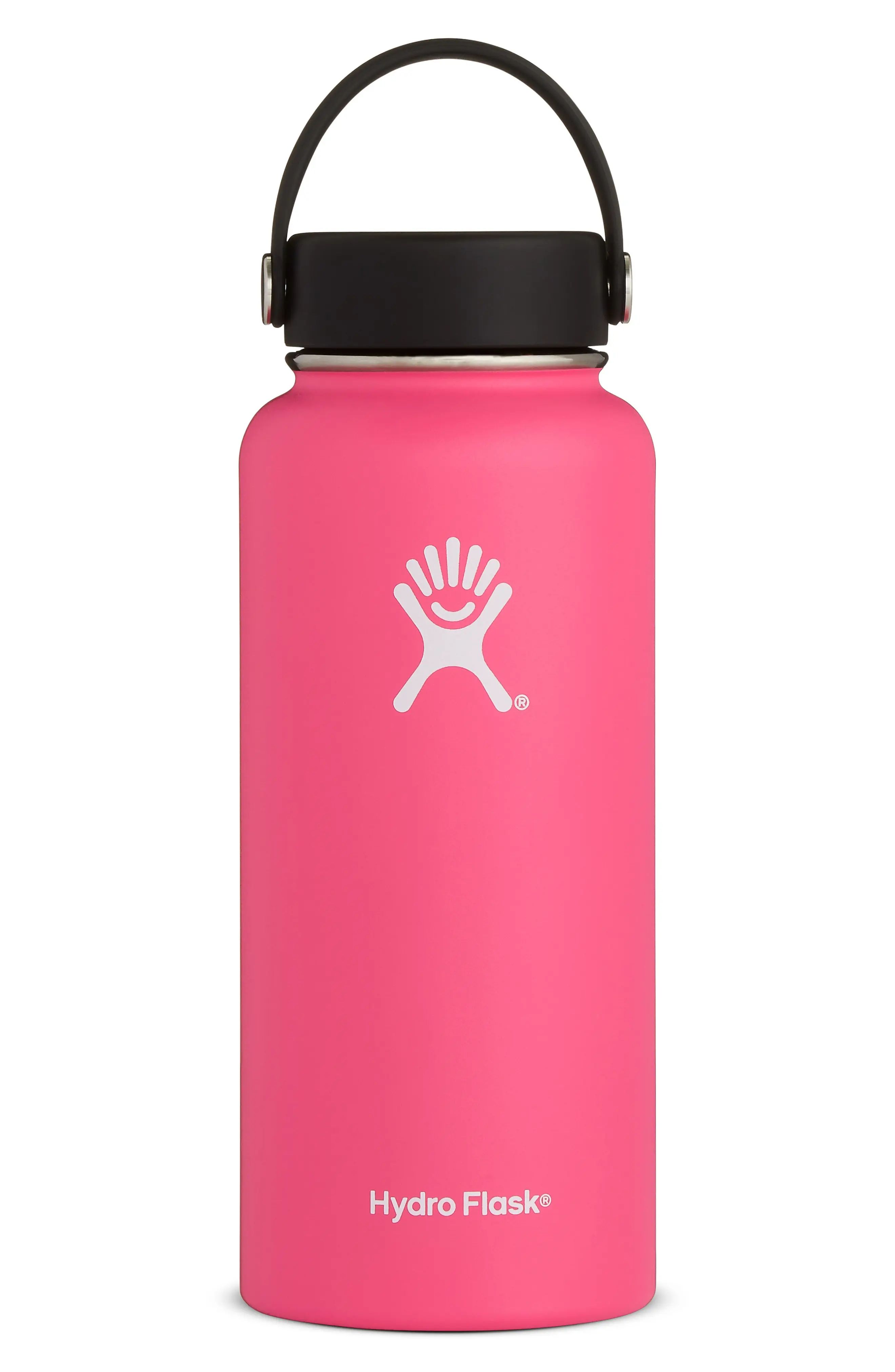 Hydro Flask 32-Ounce Wide Mouth Bottle With Flex Cap, Size One Size - Pink | Nordstrom