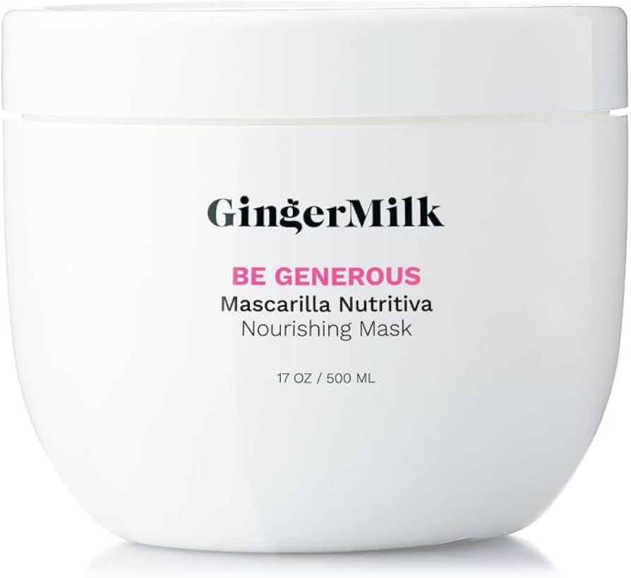 GINGER MILK - Nourishing Hair Mask - Deeply hydrates and provides softness. Natural Formula | 17o... | Amazon (US)