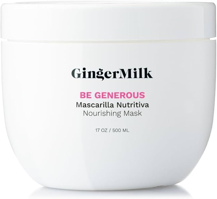 GINGER MILK - Nourishing Hair Mask - Deeply hydrates and provides softness. Natural Formula | 17o... | Amazon (US)